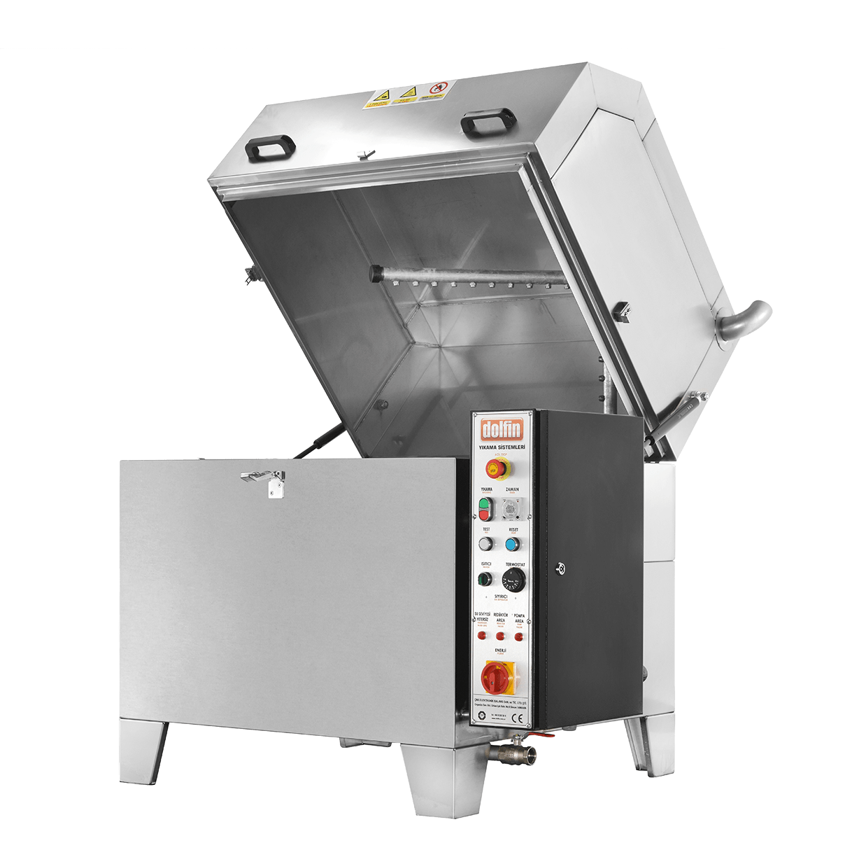 Dolfin LYM serisi döner sepetli parça yıkama makinesi
